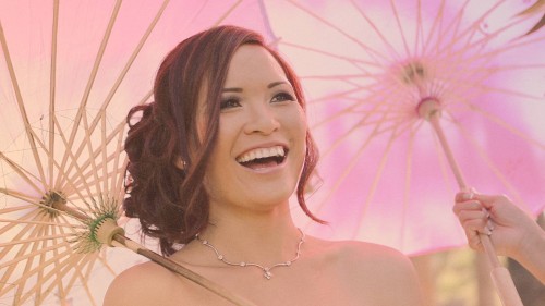 Bride with Parasol