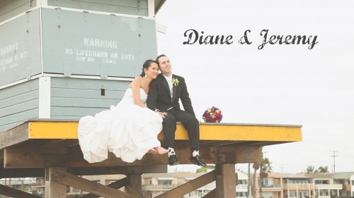 Bride Groom Life Guard Stand Orange County