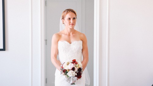 Bride with Boquet San Diego