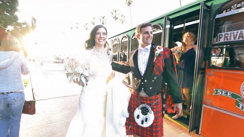 San Diego Trolley Wedding