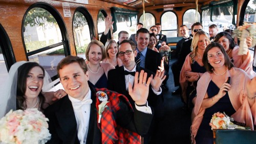 San DIego Trolley Wedding