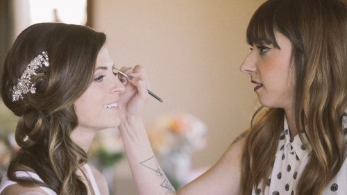 Bride Getting Ready