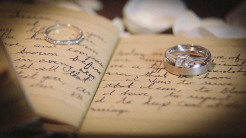 Wedding Rings on wedding Vows.