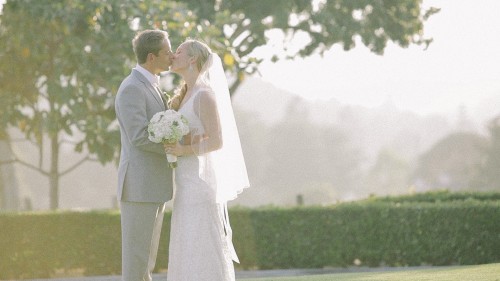 Bride and Groom Lomas Santa Fe Country Club