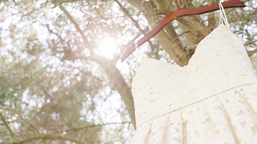 Wedding Dress in tree estancia