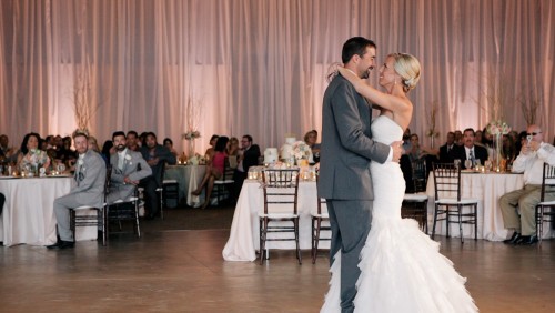 First dance wedding video