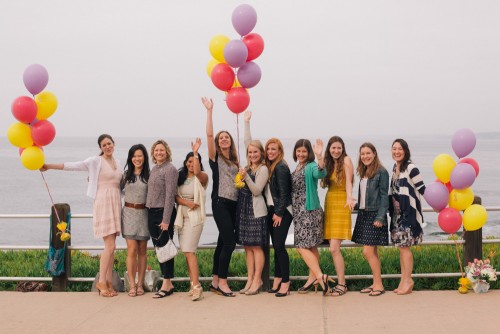 Bachelorette party at La Jolla Cove