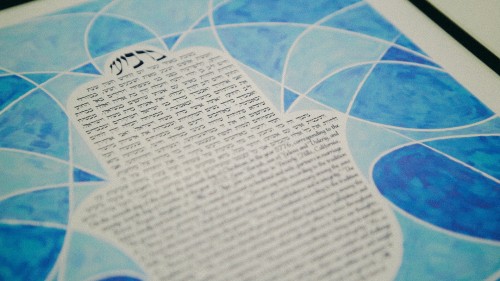 Ketubah signing