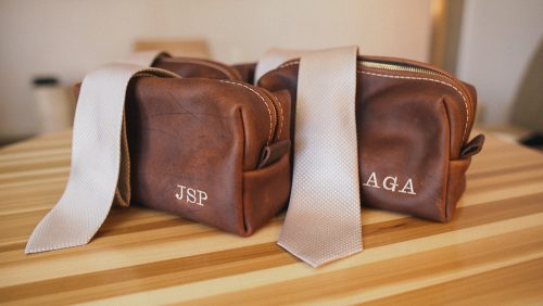 Groomsmen gifts leather bags