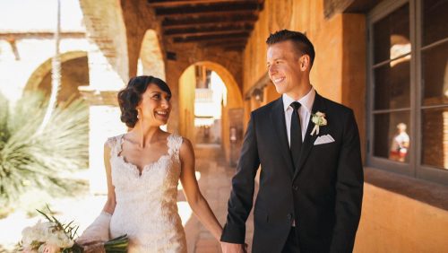 San Juan Capistrano Mission Wedding 