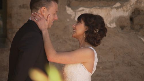 Bride and groom San Juan Capistrano wedding 