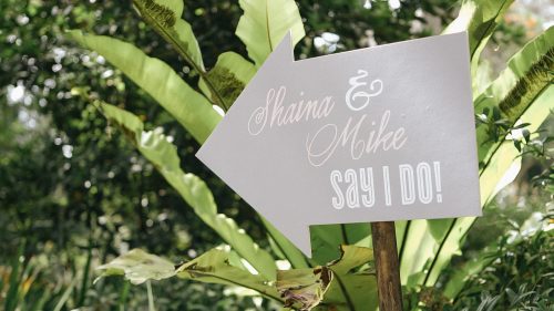 Wedding sign ideas