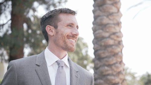 Groom ready for wedding