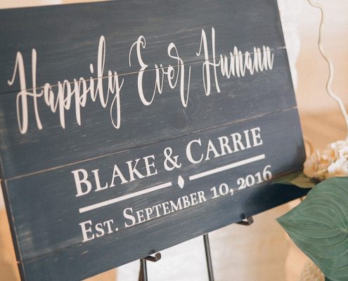 wedding signage ideas