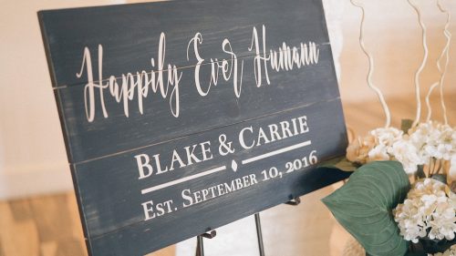 wedding signage ideas