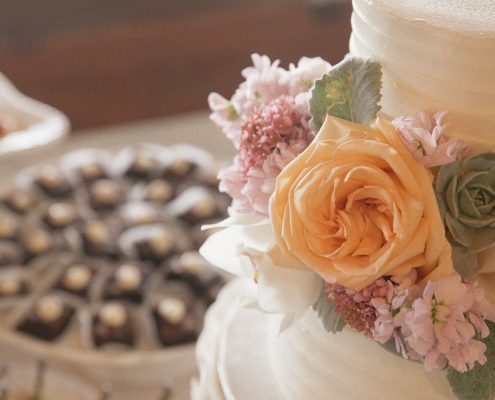 wedding cake detail shots