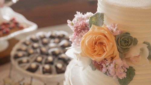 wedding cake detail shots