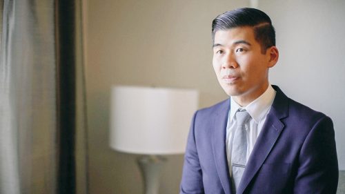 groom getting ready