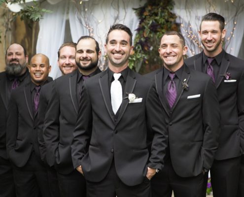 halloween wedding groomsmen