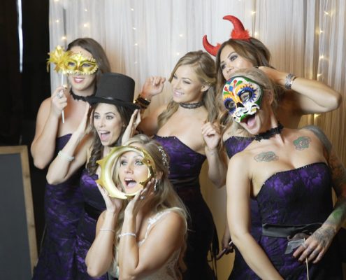 Bride's maids photo booth