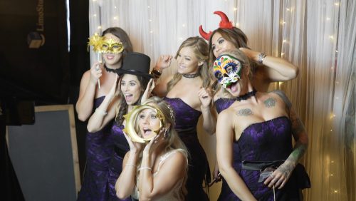 Bride's maids photo booth 