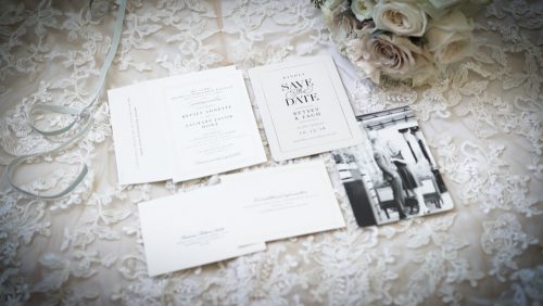 Lovely wedding stationary