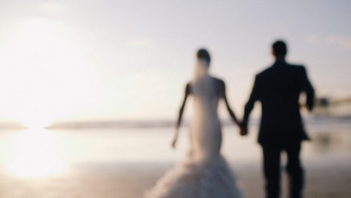 bride and groom wedding scripps pier