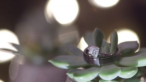 wedding ring detail