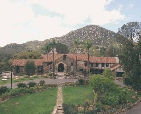 Mt. Woodson Castle ariel photo drone footage