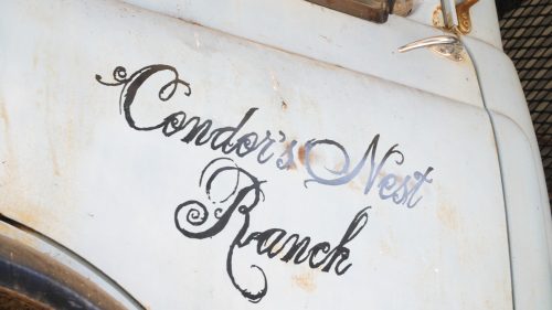 Condor's Nest Ranch sign