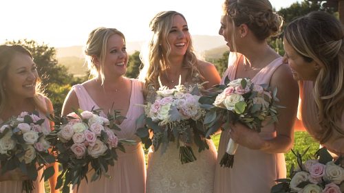 Bride and Brides maids