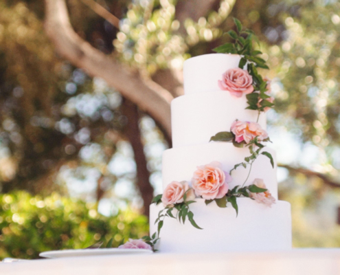 Mt. Woodson Castle Wedding cake