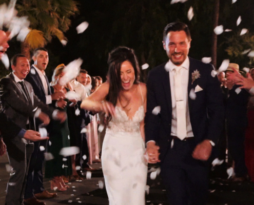 Mt. Woodson Castle Wedding Grand exit