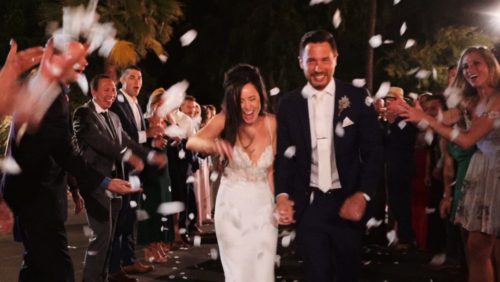 Mt. Woodson Castle Wedding Grand exit
