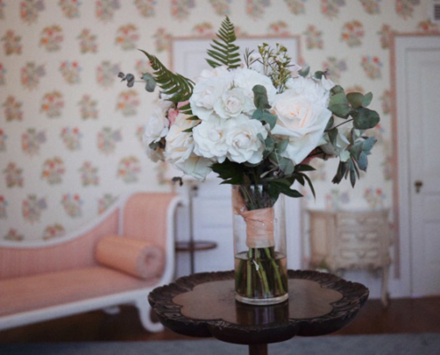 Brides bouquet at Darlington House in La Jolla