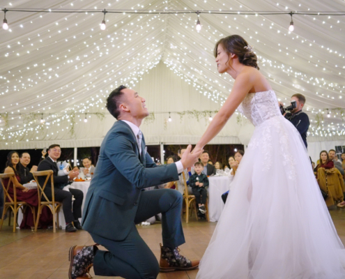 Bride and grooms First dance at Botanica Trademark Venue