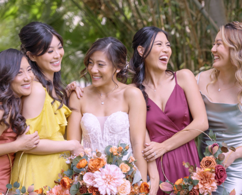 Bridesmaids at Botanica