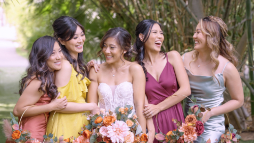 Bridesmaids at Botanica